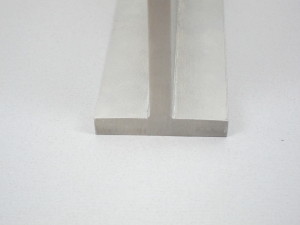 Sharp Corner on Stainless T Bar