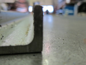 Interior Radius on Stainless Channel