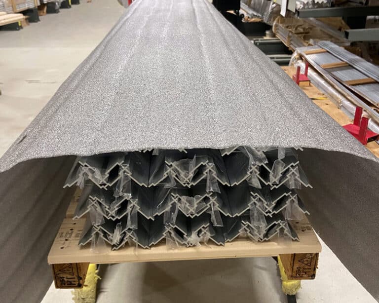 Products Placed On Wood Crate, With Padding For Protection