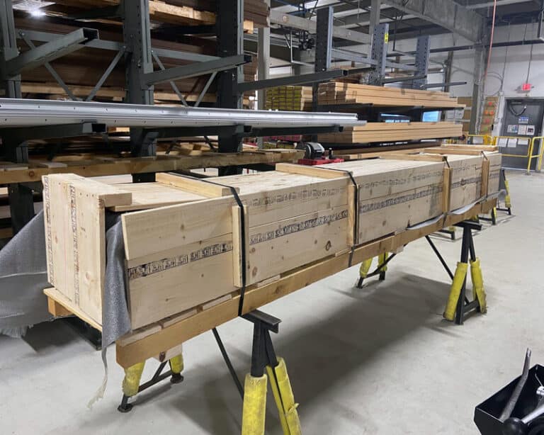 Crate Securely Fastened