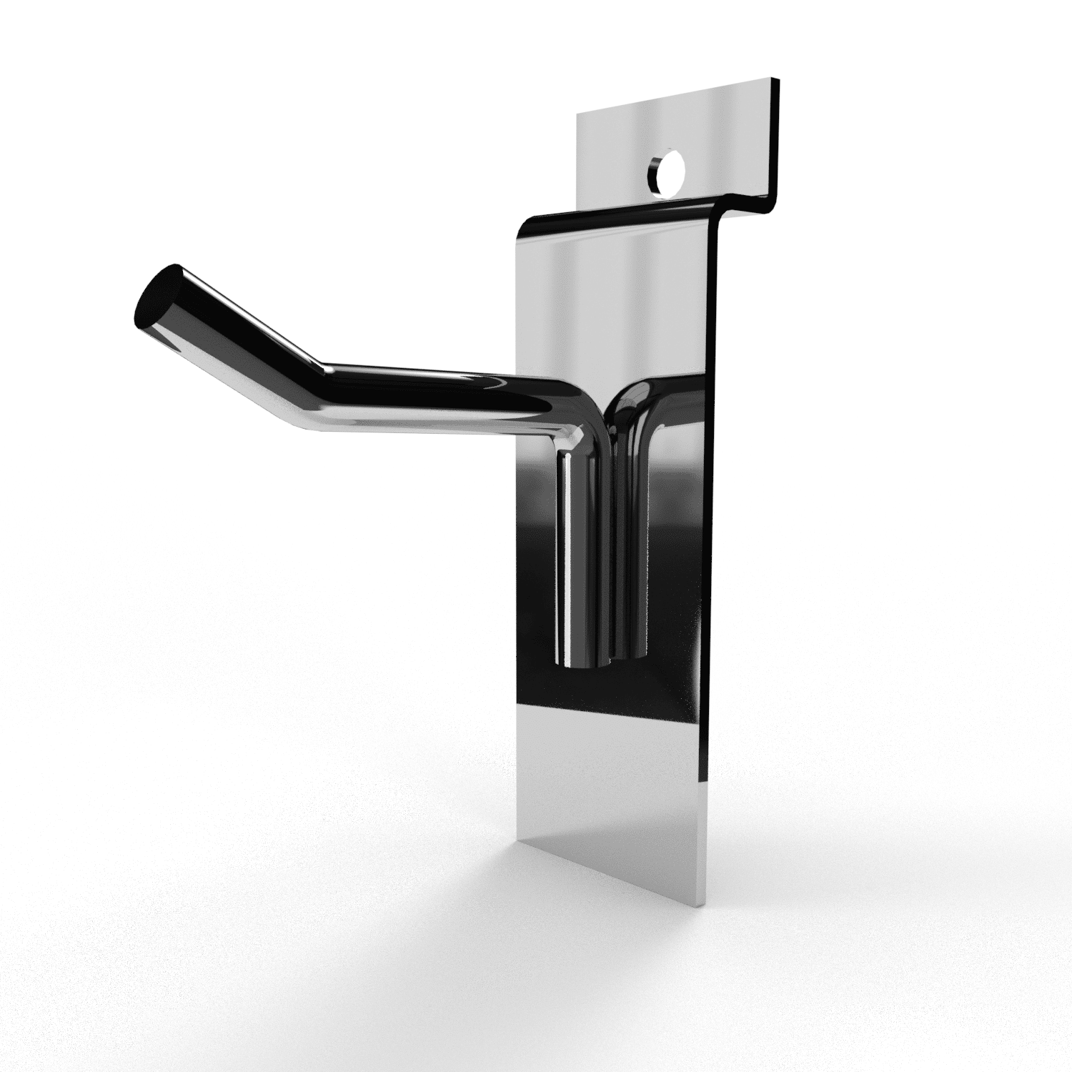 Slatwall Chrome Peg Hook - 2" Projection Slatwall Chrome Peg Hook - 2" Projection