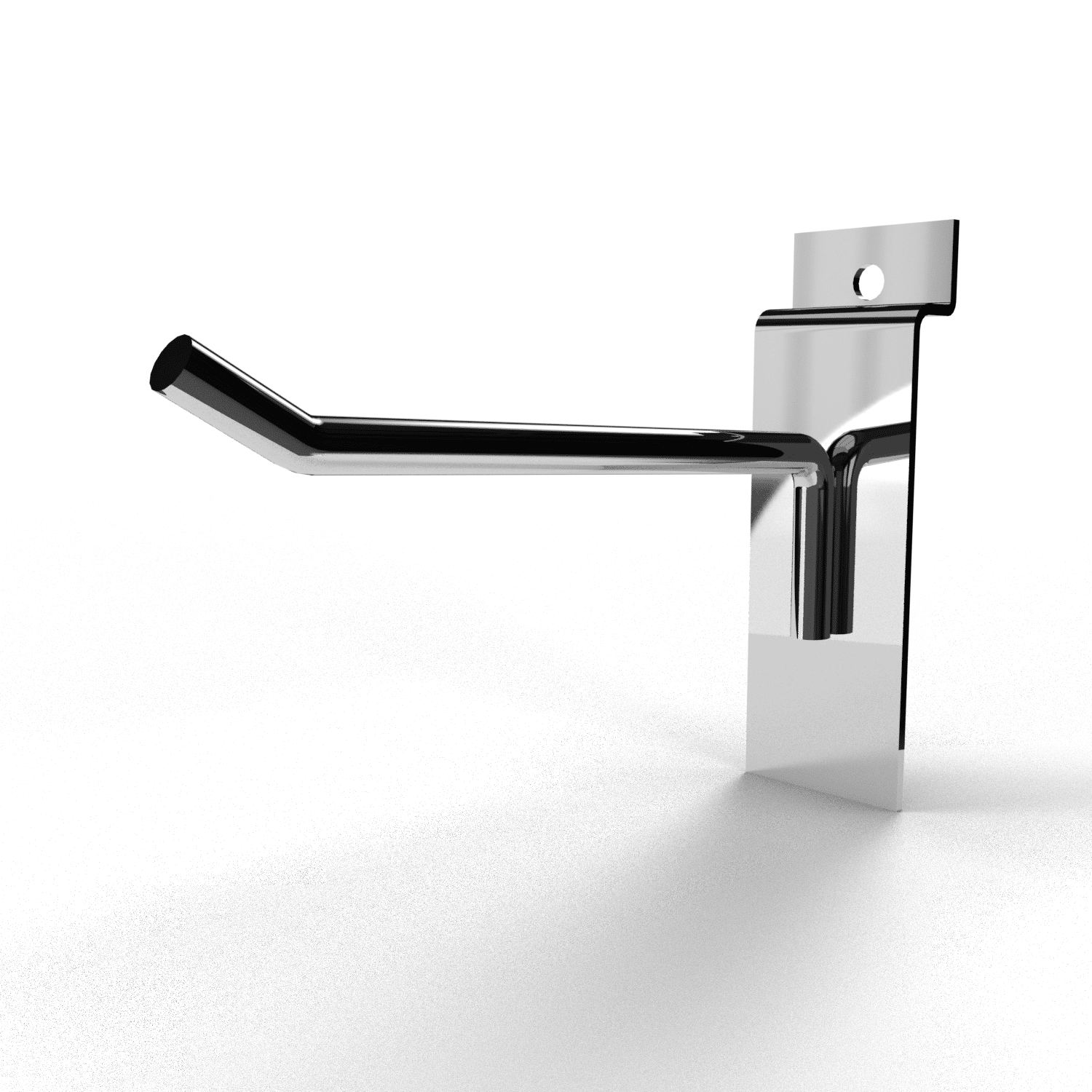 Slatwall Chrome Peg Hook - 4" Projection Slatwall Chrome Peg Hook - 4" Projection