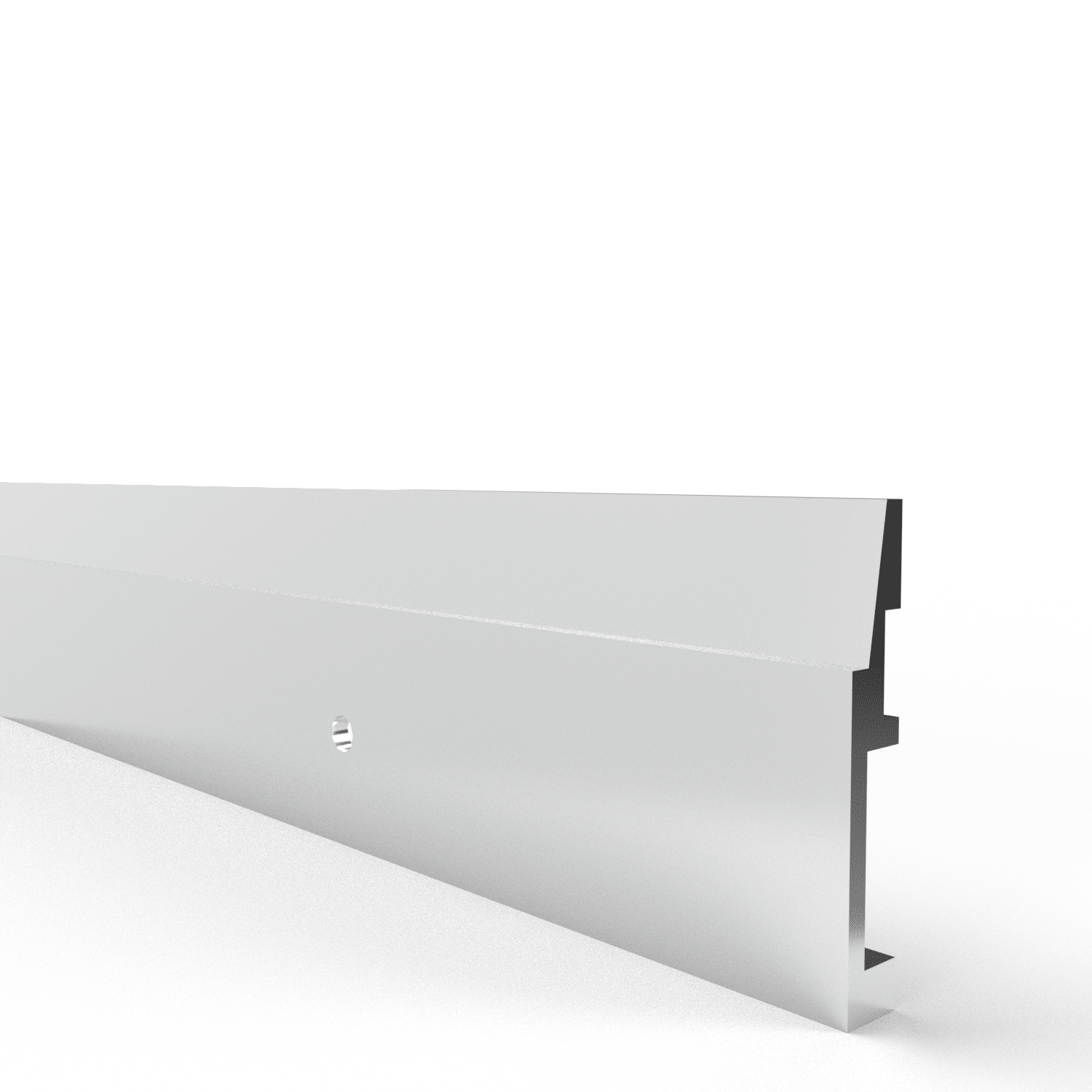 MFSTR-0375_Rail_Solo Aluminum Z Clip, High Load Capacity, 2 Inch Stock Clip Size, 3/8 Inch Projection, 3/4 Inch Lift-Off, MFSTR-0375 - Rail