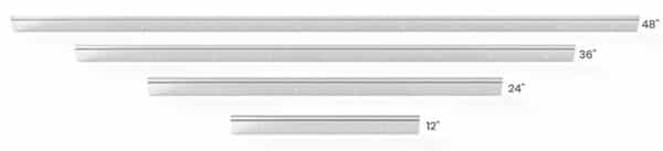 Aluminum Z Clip Kit, Rails, 2 Inch Z Clips & Mounting Hardware Included