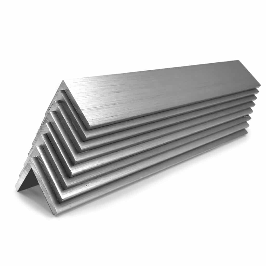 Architectural Aluminum Angles Stacked – Mill Finish