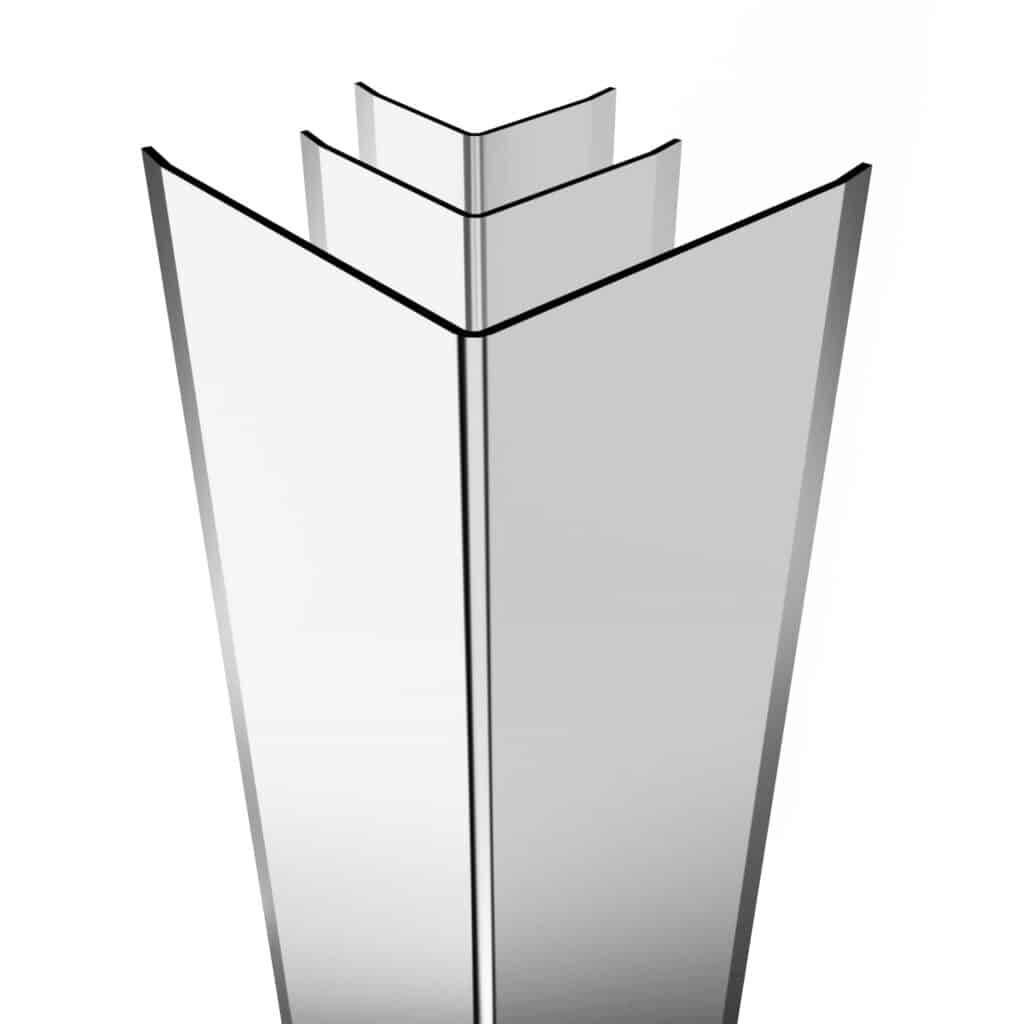 Stainless Steel Corner Guards with 10° Correction Bends