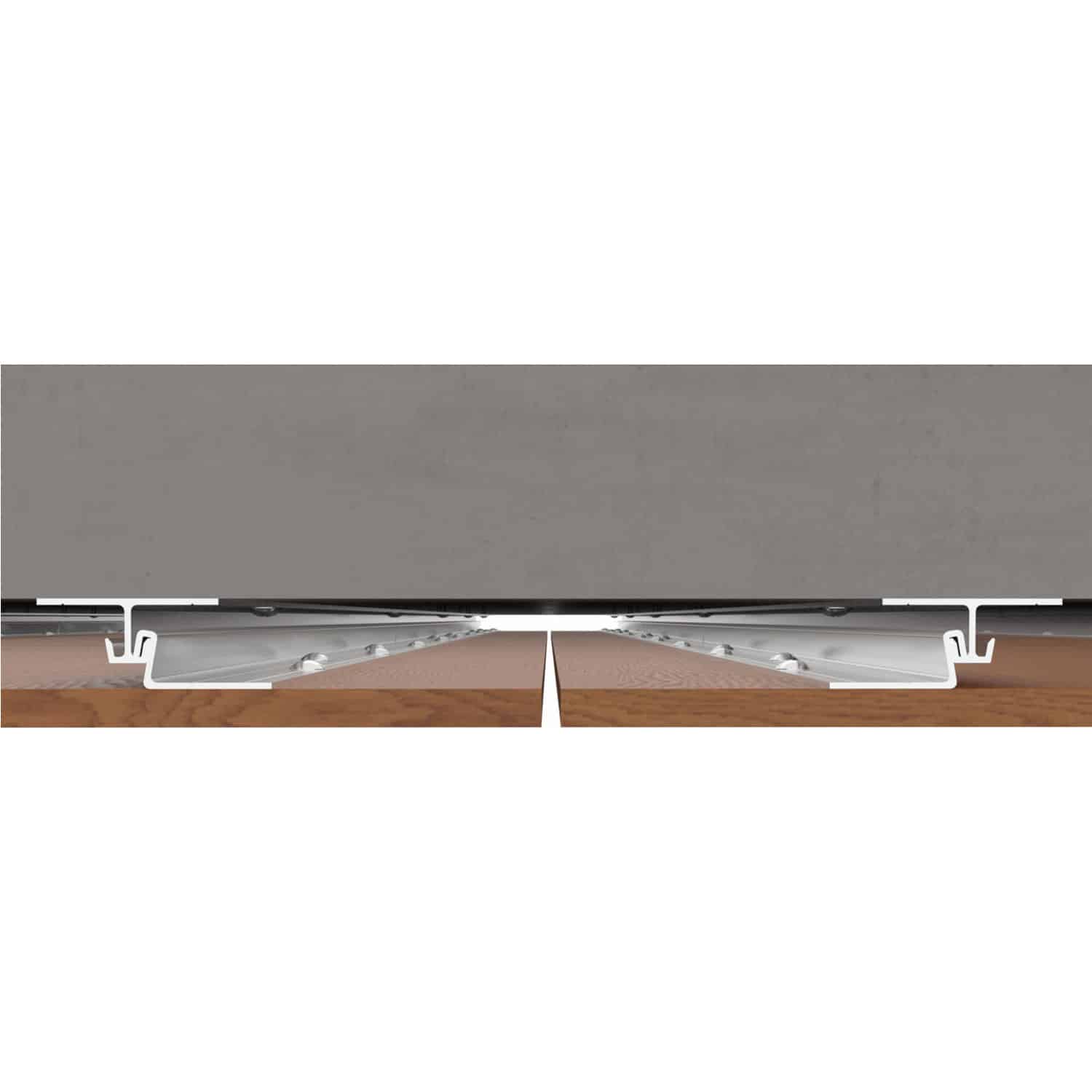 MCPS-Assembly-UPDATED_Side Interior Ceiling Panel System, Aluminum Rails, 7/8 Inch Projection, 3/16 Inch Lift-Off, MCPS | Front View