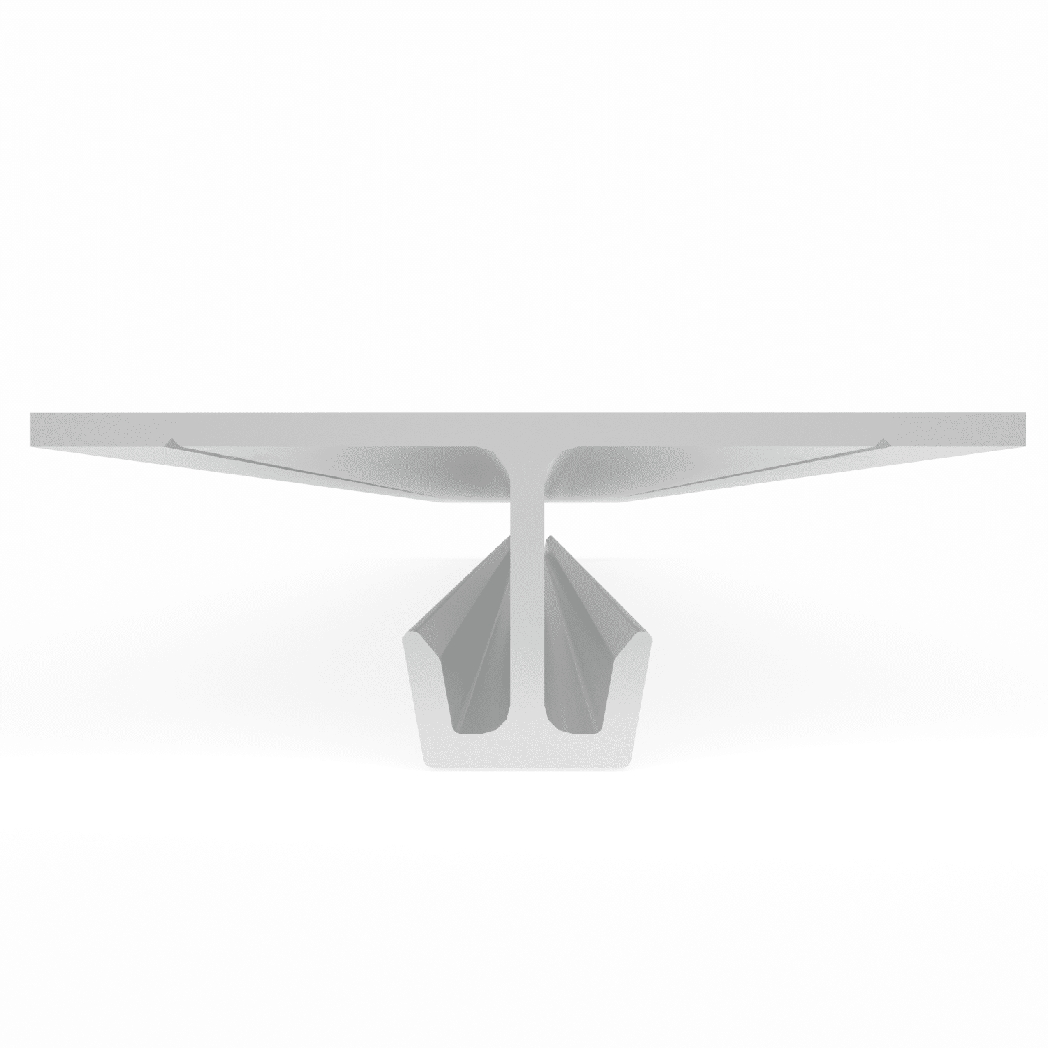 Interior Ceiling Panel System, Aluminum Rails, 7/8 Inch Projection, 3/16 Inch Lift-Off, MCPS - Ceiling Rail