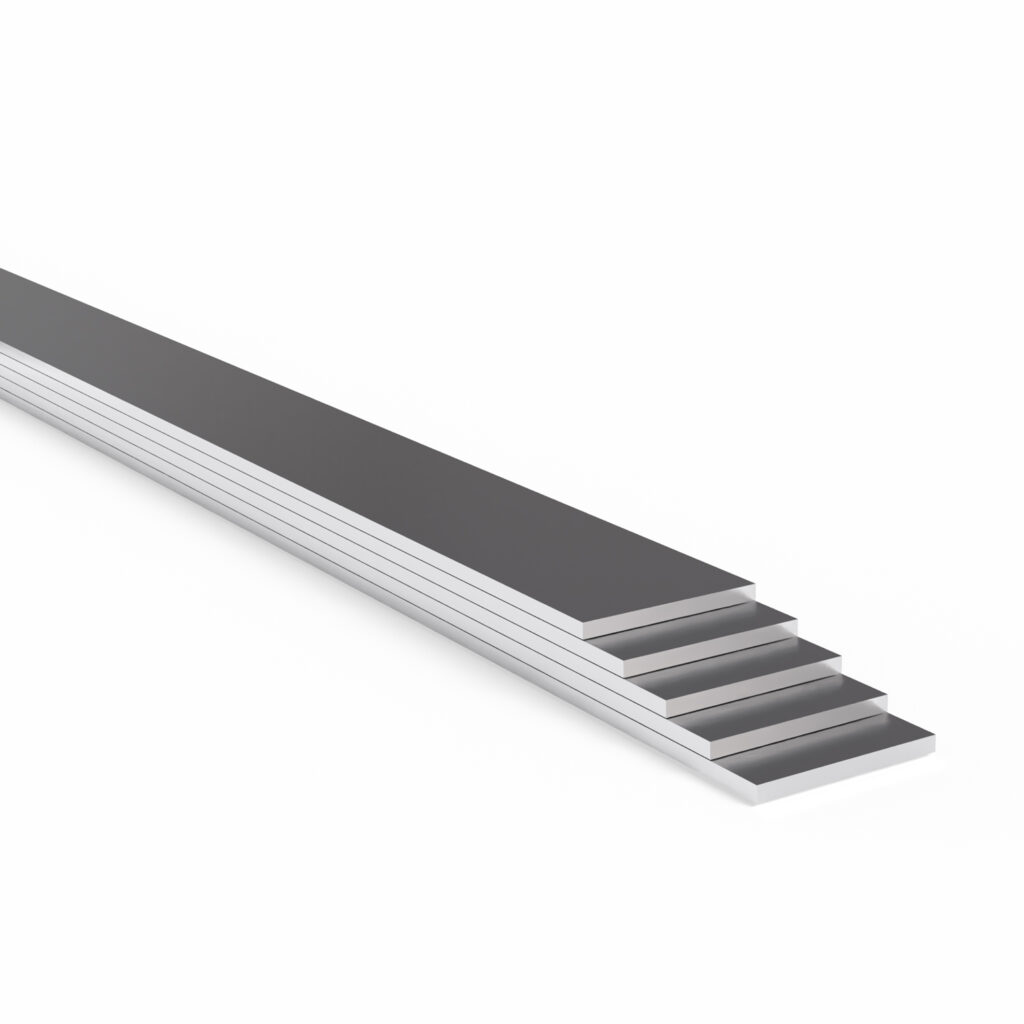 Architectural Aluminum Flat Bars – Clear Anodized 6063-T6 Alloy Profiles for Trim, Framing & Millwork