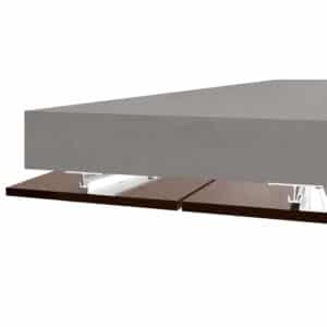 Interior Ceiling Panel System, Aluminum Rails, 7/8 Inch Projection, 3/16 Inch Lift-Off, MCPS