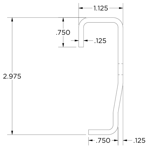 Monarch Metal Concealed Fastener System MFSTR-SSCLAD-1.5FIX