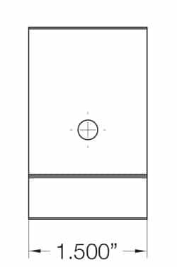 Monarch Metal Concealed Fastener System MFSTR-LW1250-1.5FIX
