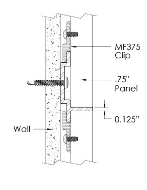 Monarch Metal Wall Panel System - EPS-H075-L